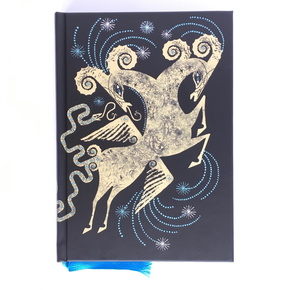 The Folio Diary 2016 with Black and Gold Mythic Ram Hardcover Daily Planner